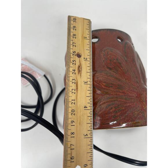 Scentsy Warmer - Rare and Hard to Find Boho Nature Design ~Needs Replacement Lid - Picture 6 of 7